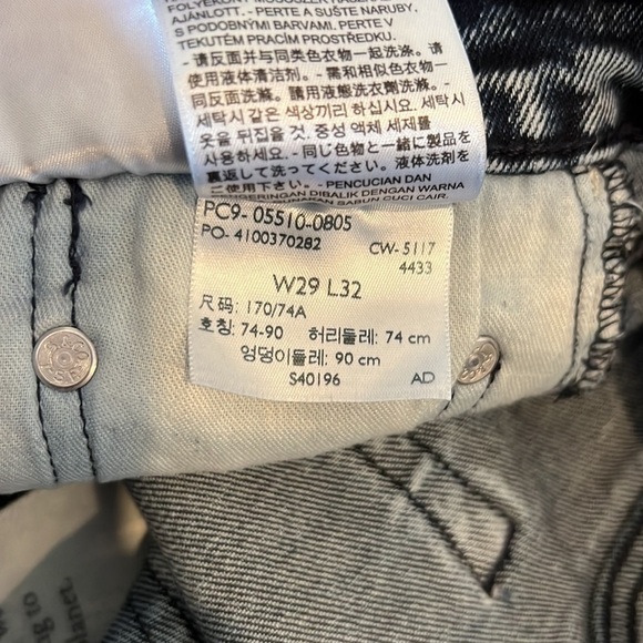 Men’s Levi’s Stonewashed 510 Skinny Fit Jeans 29/32 - Picture 7 of 10